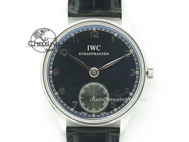 MIROTIME 0101 Portuguese Fa Jones IW544203 SS GSF 1:1 Best Edition White Dial On Leather Strap Trendsetting 7235